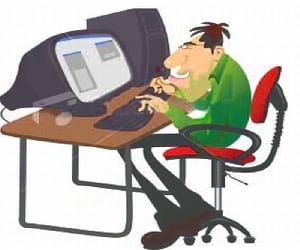 women filled fir through e-mail